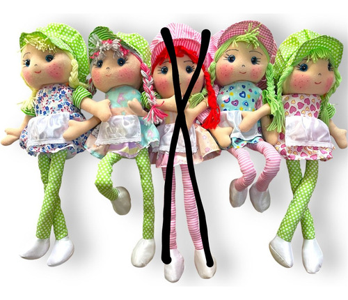 Muñeca Pepona Nena Grande Patas Larga Entre 45cm A 50 Cm