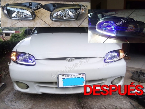 Imagen 7 de 8 de Modificaciones Para Focos Faros Huyndai Euro Acent 95-99
