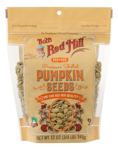 Bobs Red Mill Seeds Calabaza, 12 Oz