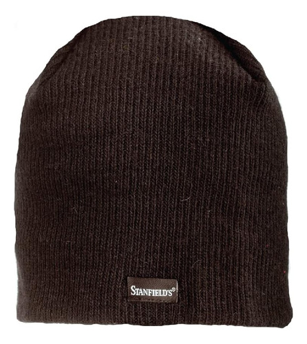 Stanfields Gorro Lana Pesada Con Forro Polar, Negro, Talla