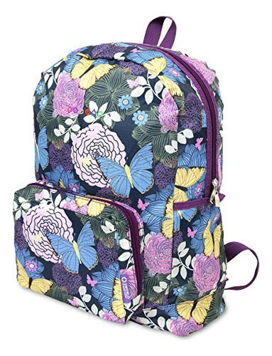 Mochila Plegable J World Ny, Secret Garden, 6x11x15.7 (h X