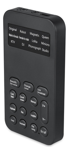 Mini Trocador De Voz Efeitos De Som Máquina De Áudio De