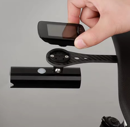 Base Soporte Garmin Bryton Wahoo, Fibra Carbono.
