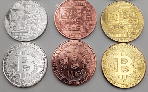 Imagen 3 de 4 de Bitcoin Moneda Física Colección X 3 ... Milenoil