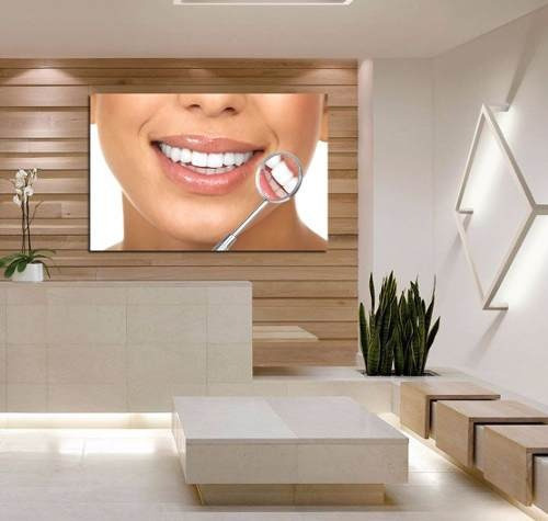 Vinilo Decorativo 20x30cm Odontologia Salud Buco Dental M0