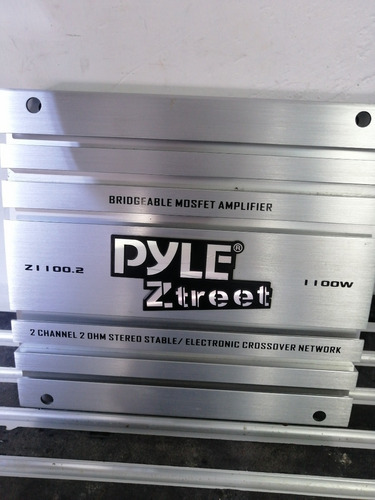 Amplificador Pyleztreet 1100w Z1100.2 2channel 2ohm Stereo