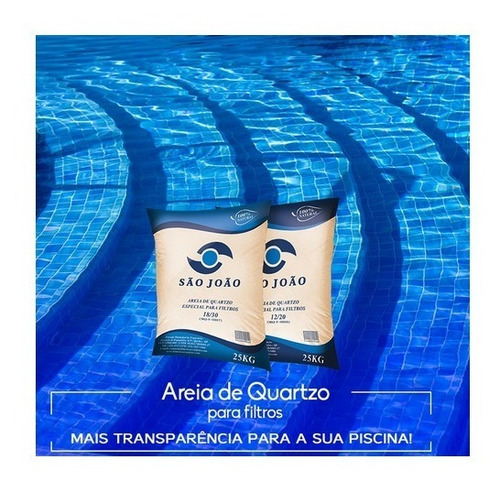 Imagem 2 de 6 de Areia Para Filtro De Piscina 25 Kg - São João