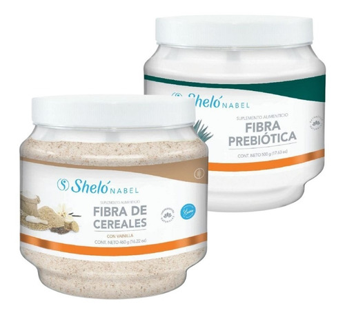 Dúo Fibra De Cereales + Fibra Prebiótica Shelo