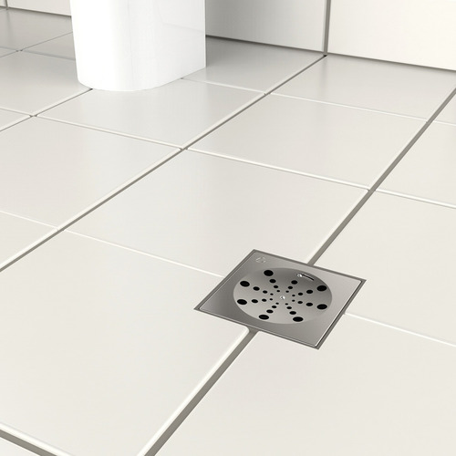 Tampa Grelha Blukit Para Ralos Quadrado 10cm Com Fecho Inox