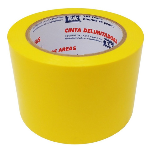 Cinta Adhesiva Delimitadora Tuk 340 Amarillo 101 Mmx33 Mts