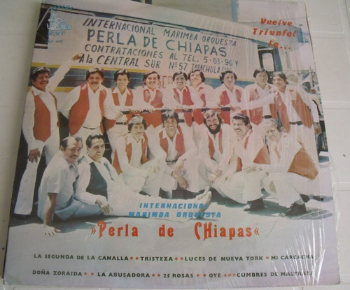 Lp Internacional Marimba Orquesta Perla De Chiapas (Usado)