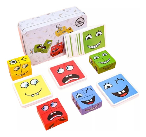 W Puzzle 3d: Cubo Mágico Que Cambia Caras, Cambia Caras