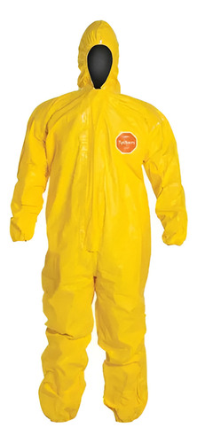 Overol Tychem Amarillo Dupont Contra Acidos Y Fluidos Amarillo Varias