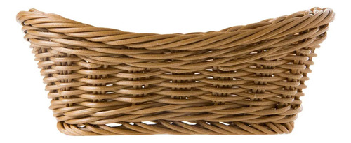 Cesta Ovalada Tejida De Mimbre, 4 Cestas Para Servir Pan, 11