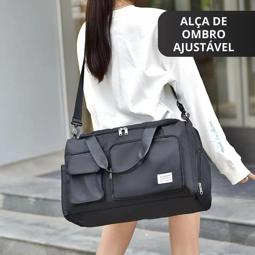 Bolsa Mala Transversal Feminina Academia Treino Blogueira