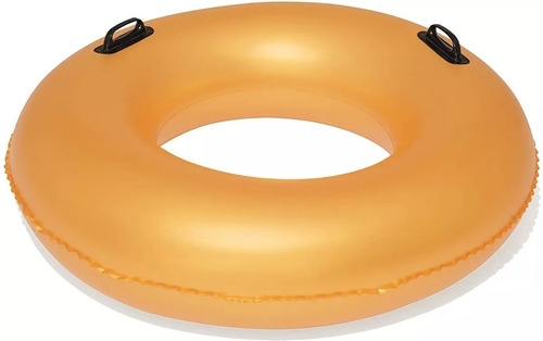 Aro Salvavida Inflable 91 Cm Bestway Piscina Con Asas Dorado