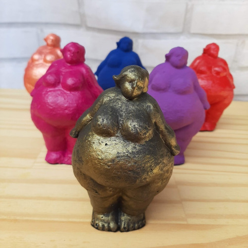 Imagem 5 de 7 de Escultura Corpo Feminino Gordo Diversas Cores