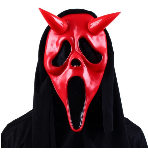 Máscara Adulto Scream Con Capucha Deluxe