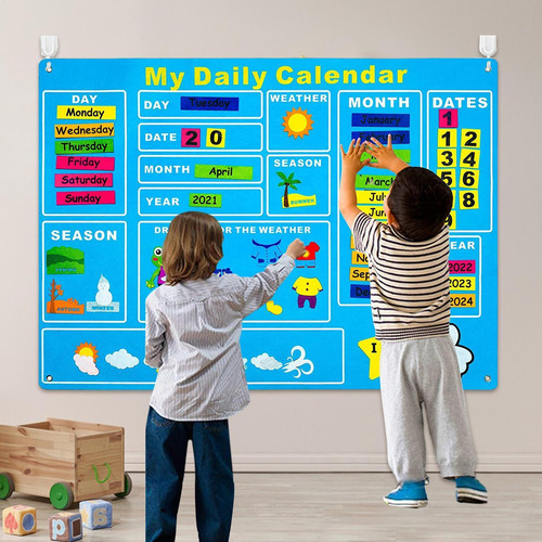 Tablero De Fieltro Para Niños Conjunto De Guión Gráfico De F