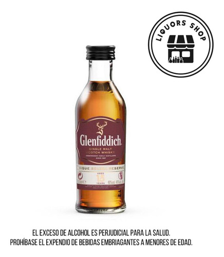 Whisky 15 Años Glenfiddich 50ml
