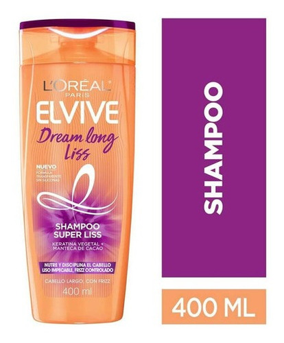 Elvive Loreal Shampoo Dream Long Liss 400ml