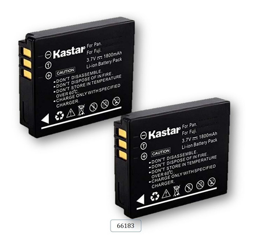 (2) Baterias Mod. 66183 Para Panas0nic Cga-s005e