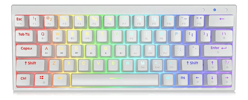 Teclado Mecanico Gaming Premium Rgb 60% Inalambrico Switches