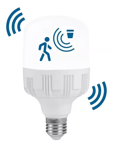 Foco Led Sensor Movimiento Bombilla Lampara Hogar Luz