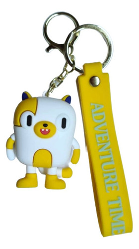 Llavero De Goma 3d Pvc + Correa Personaje Jake El Perro