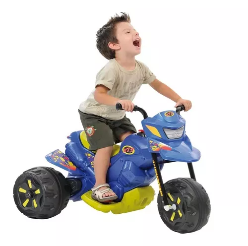 Moto Elétrica Infantil BanMoto Azul