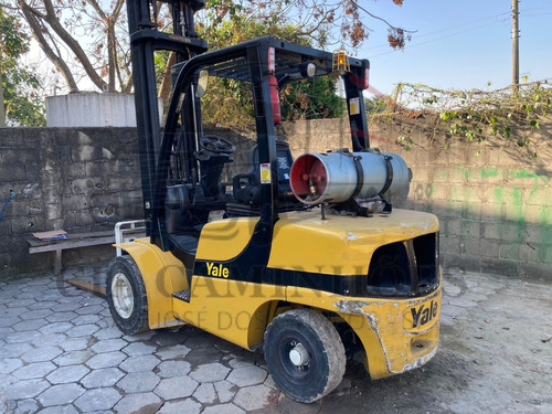 Empilhadeira Yale Glp Para 3.5t Torre 6,5m Rodagem Dupla