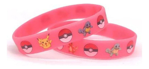 Pulseira Pokémon Luminosa Pikachu E Amigos 6,5cm Infantil