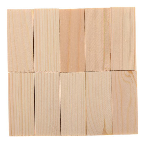 25 Piezas De Bloques De De Balsa, Varillas De Pino, Palos, /