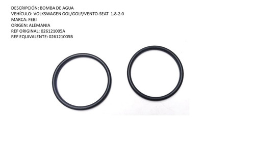 Bomba De Agua Volkswagen Gol-golf-vento-seat 1.8-2.0