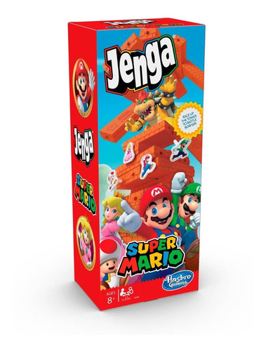 Juego Jenga Super Mario Hasbro Gaming Español