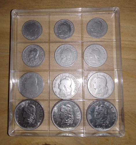 Monedas Antiguas Argentinas Lote De 12 Uds Desde 1905 A 1941 (Usado)