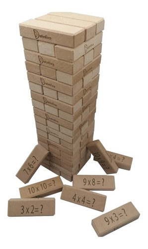 Aprende Las Multiplicaciones Con Torre Jenga Didáctico