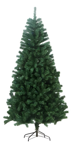 Arbol De Navidad 2.10m Artificial Pino Pascua Frondoso Color Verde