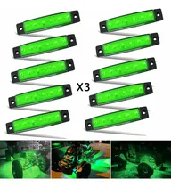 Comprar Luces Led Cinta Verde Carro Moto Camion Tuning 12v X3
