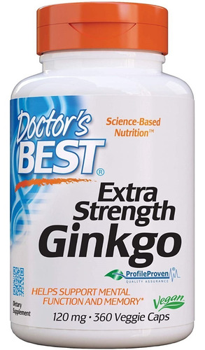 Ginkgo Biloba Extra Stregth Docor Best 360 Unidades