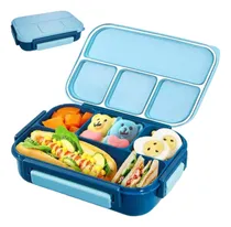 Comprar Lunchera Taper Con 4 Divisiones Hermetica Vianda Bpa Free