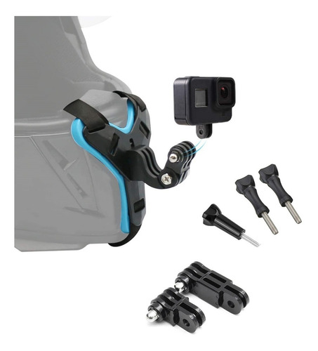 Arnés Para Casco Motocicleta Ajustable Gopro Sjcam Sony