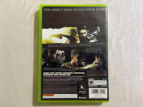 Resident Evil 5 Standard Edition - Xbox 360 Físico (Usado)