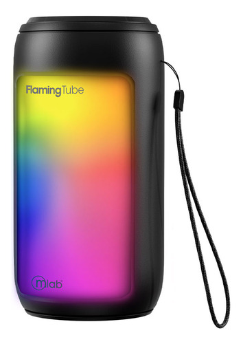 Parlante Mlab Flaming Tube 9289 Tws Bluetooth Fm Usb Tf Color Negro