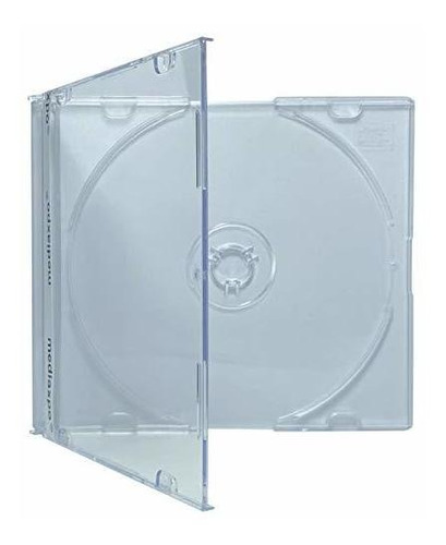 Mediaxpo Marca 25 slim Cd Jewel Cases Transparente