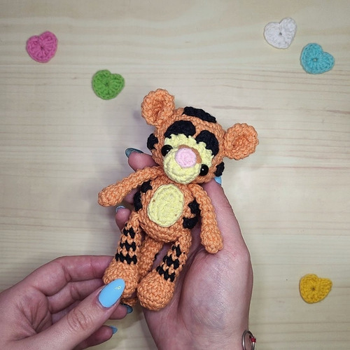 Baby Tigger - Muñeco Tejido - Amigurumi Tejido A Crochet