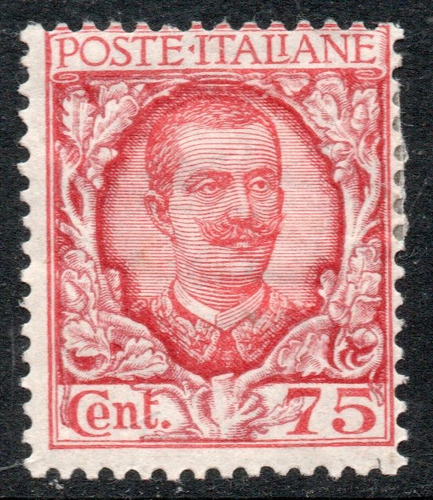 Italia Sello Nuevo Rey Victor Emmanuel 3° X 2 L. Años 1923+ 