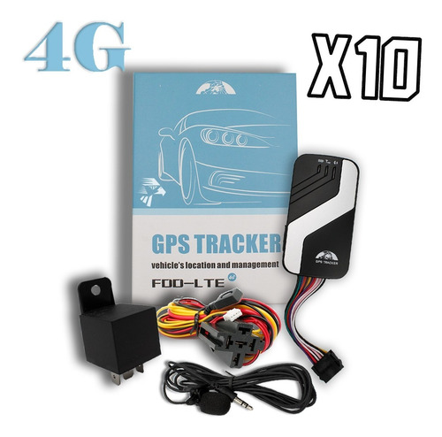 Kit 10 Piezas Coban 4g Alarma Gps Tracker Moto Auto 403a