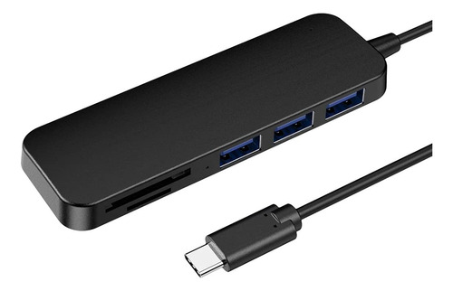 Shypt Adaptador Divisor Usb C Hub 3.0 Multi 3 Puerto Lector