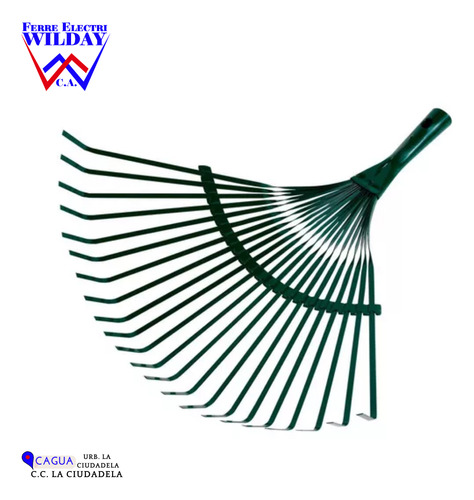 Rastrillo Metalico Para Jardin Sin Cabo (2 Piezas)
